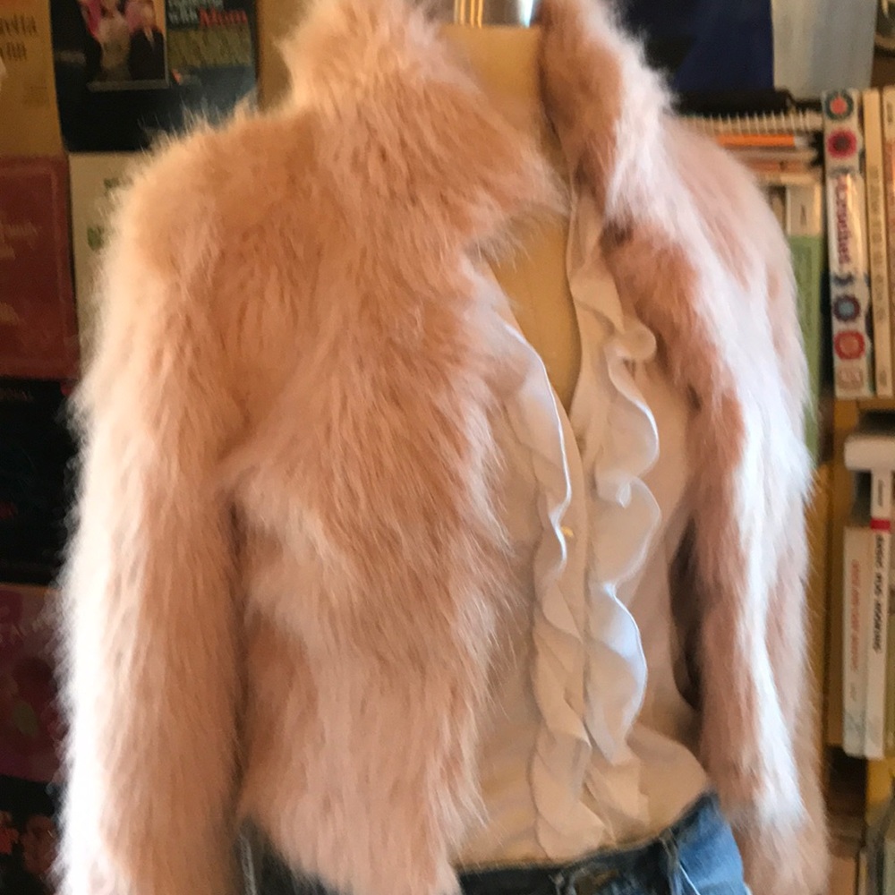Vintage Pink Faux Fur